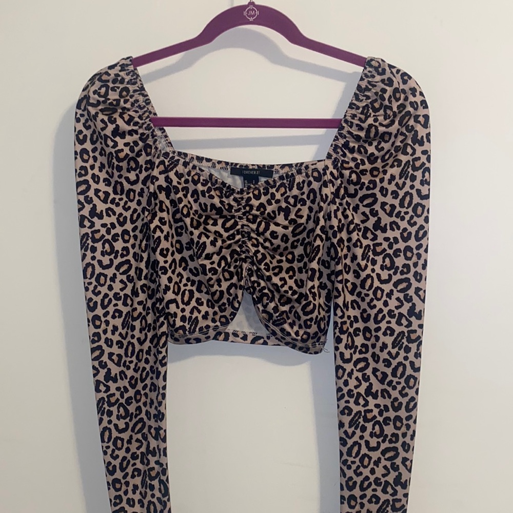 Forever 21 leopard top